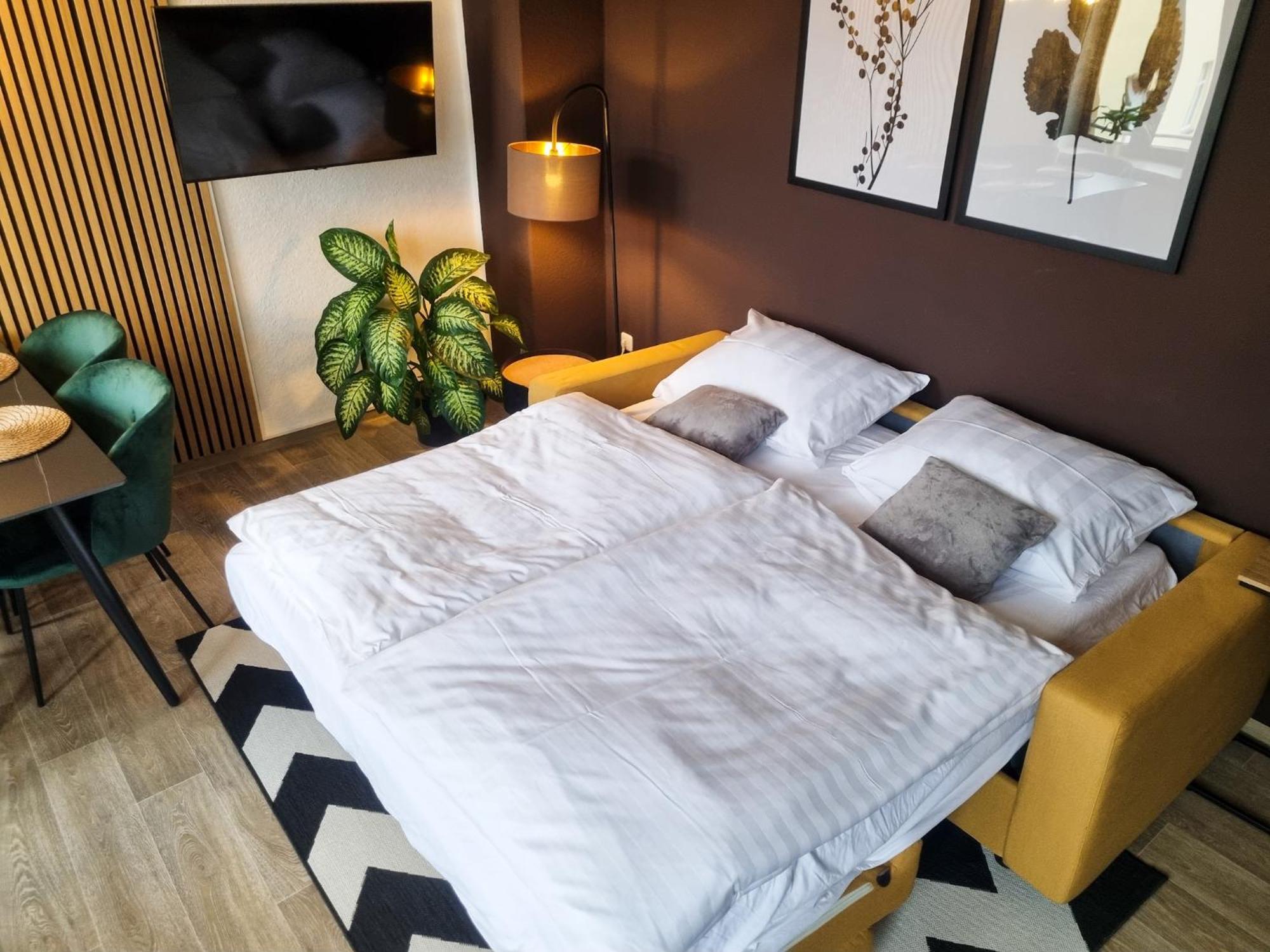 Maremar - Design Maisonette Altstadt - 4 Pers - 57Qm - Luxus Boxspringbett - Kueche - Arbeitsplatz - Privater Parkplatz Greiz Dış mekan fotoğraf